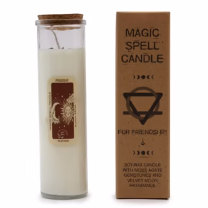 Lumânare magică cu pietre prețioase pentru Prietenie