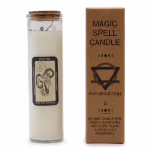 Lumânare magică cu pietre prețioase pentru Seducție