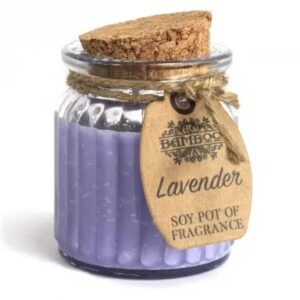 Lumânări Parfumate de Soia Lavanda, 60 grame, timp de ardere 20 de ore