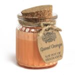 Lumânăre Parfumata de Soia Portocală Picantă, 60 grame, timp de ardere 20 de ore