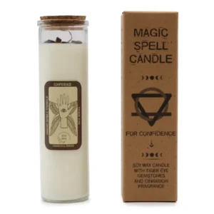 Lumânare magică cu pietre prețioase pentru Încredere