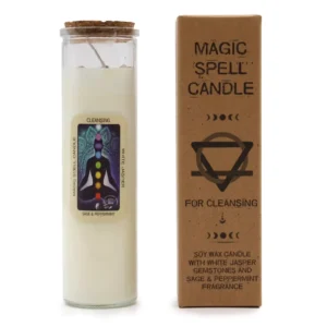 Lumânare magică cu pietre prețioase pentru Purificare