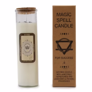Lumânare magică cu pietre prețioase pentru Succes