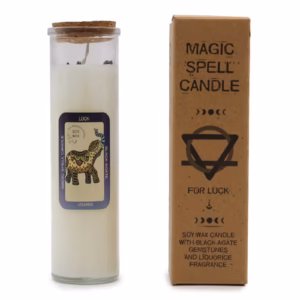 Lumânare magică cu pietre prețioase pentru Noroc