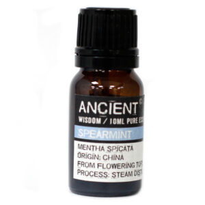 Sticluță de 10 ml ulei esențial de Mentă Spearmint (Mentha Spicata) Luckymoon pentru aromaterapie
