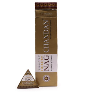 42g Jumbo Golden Nag - Conuri Parfumate Chandan Fum Curgător