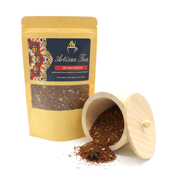 Ceai de menta si roibos la vrac arbust roșu pentru digestie, 50 gr