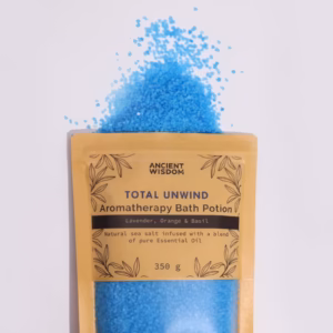 Home - aromaterapie Sare de baie relaxantă cu lavandă pentru liniștire 350g