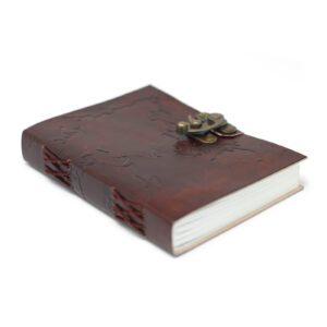 Agendă De Piele (18x13 cm) - Harta Lumii