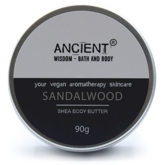 Unt de corp cu Shea și Lemn de Santal – 90 g Vegan