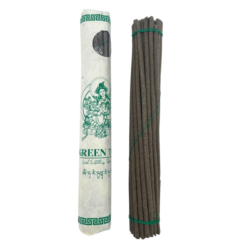 Bețișoare Parfumate Tibetane Premium Rulate 30 buc. - Tara Verde