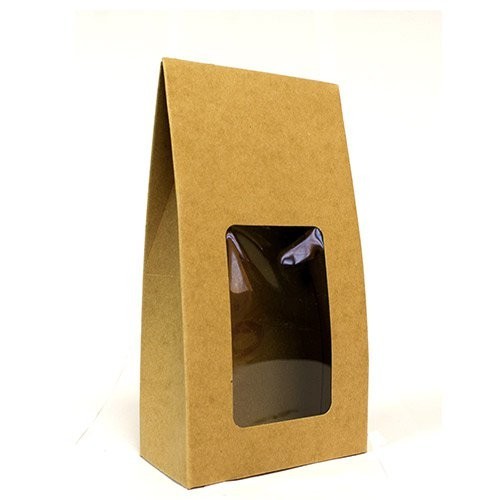 Set de 12 cutii cadou cu fereastră - 21x11x6cm