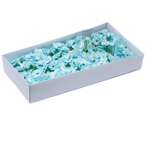 Flori de săpun - floare de hortensie, albastru pastel