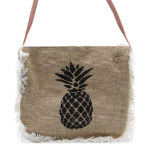 Geantă cu Franjuri - Ananas (Imprimeu)