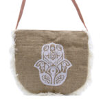 Geantă cu Franjuri - Hamsa (Imprimeu)