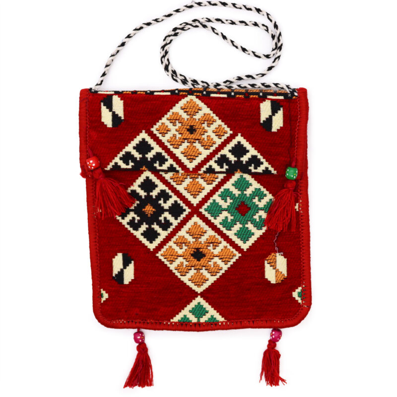 223450 Geanta de festival kilim Roșu