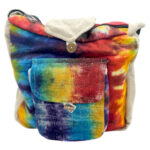 Geantă din Cânepă tie dye cu buzunar frontal