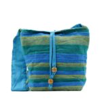 Geantă Nepal Sling - Lunci de Primăvară Verde și Albastră