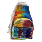 Geanta tie dye din cânepă pe umar