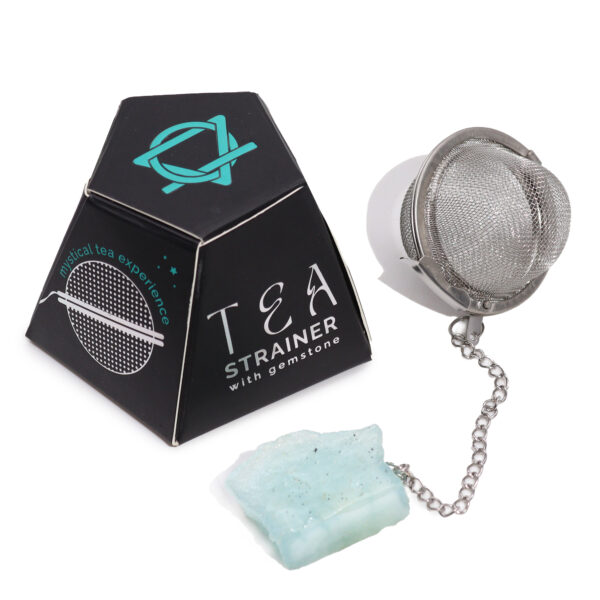 Infuzor de ceai cu cristal  - Acvamarin