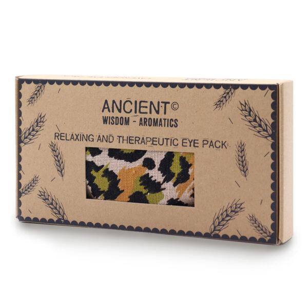 Pernă Terapeutică Lavandă-Grâu pentru Ochi - Leopard