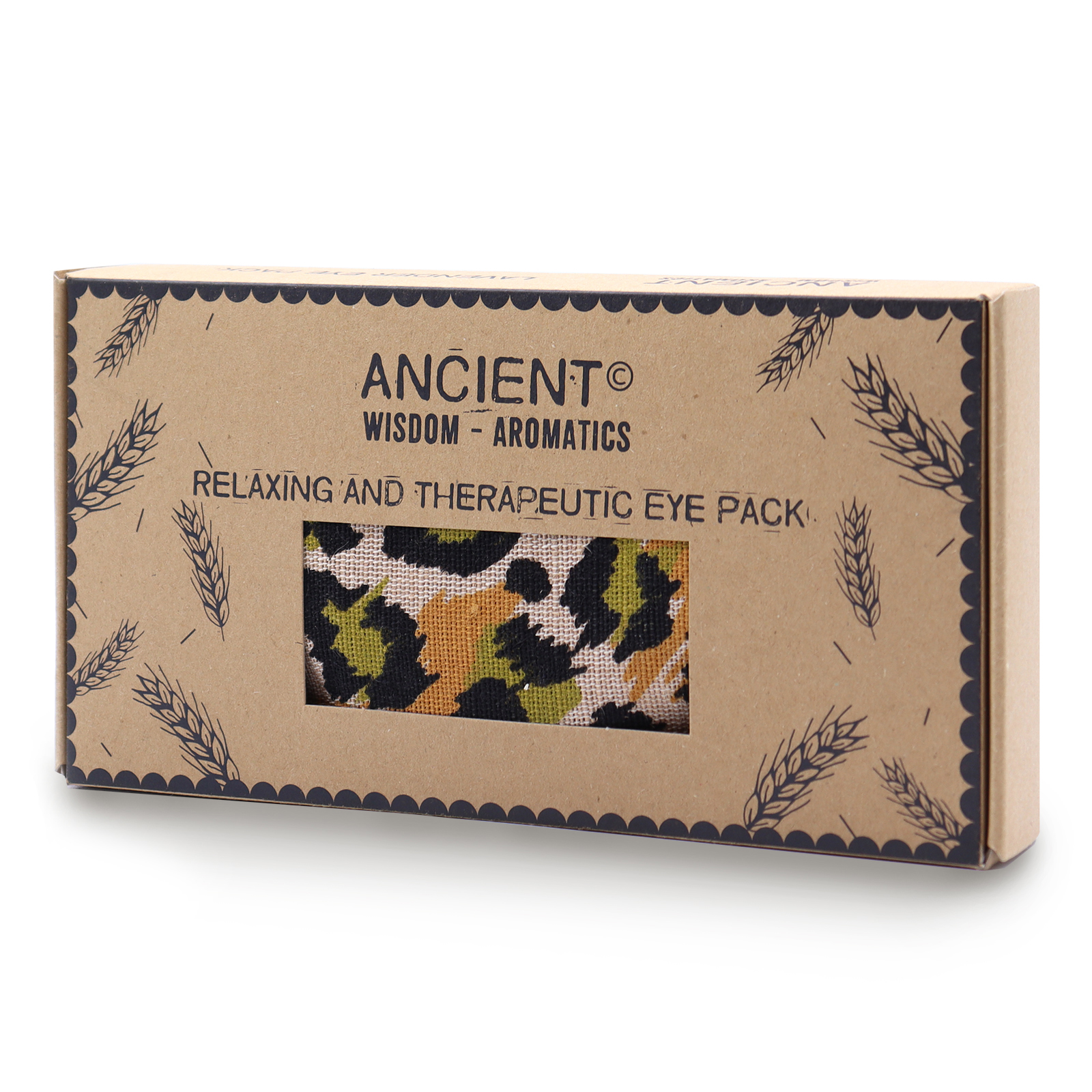 Pernă Terapeutică Lavandă-Grâu pentru Ochi - Leopard