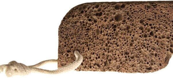 Piatră Vulcanică Naturală pentru Călcâie - Lămâie