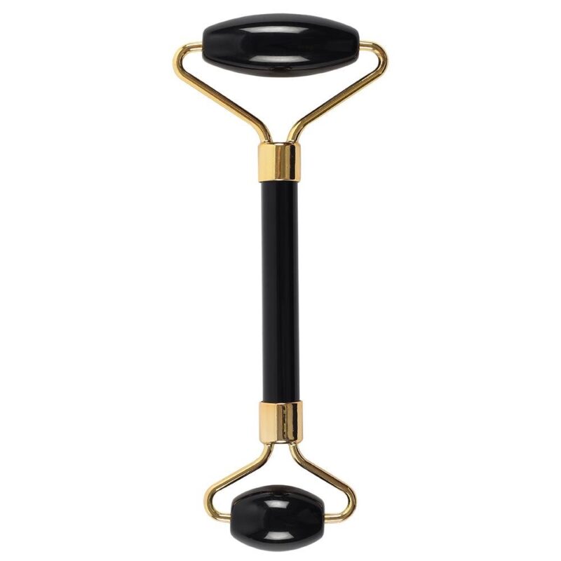 Roller Facial din Obsidian Negru – Pietre Prețioase pentru Îngrijirea Tenului