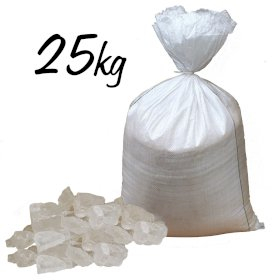 Sare albă de Himalaya - bucăți mari de cristale - 25 kg