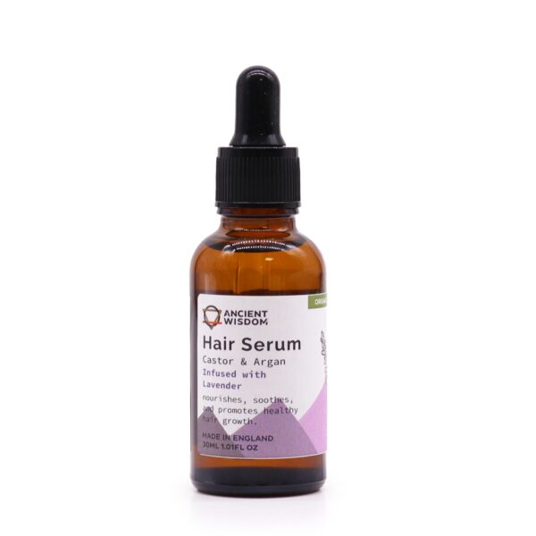 Ser organic pentru păr lavandă 30 ml