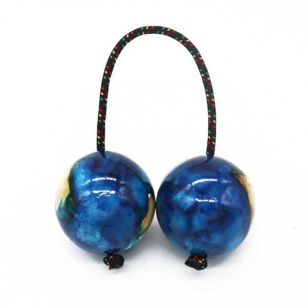 Shaker kasaka ocean, instrument muzical decorativ realizat manual