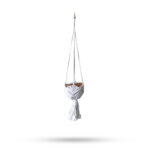 Suport Decorativ pentru Ghivece Suspendate din Macrame - Natural