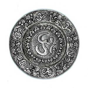 Suport rotund din aluminiu pentru betisoarele parfumate  11 cm
