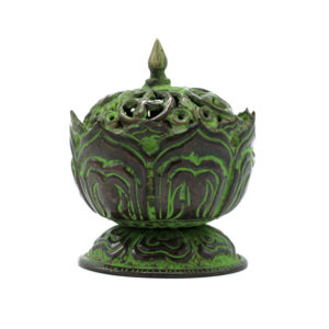 Suport tibetan din alamă - lotus