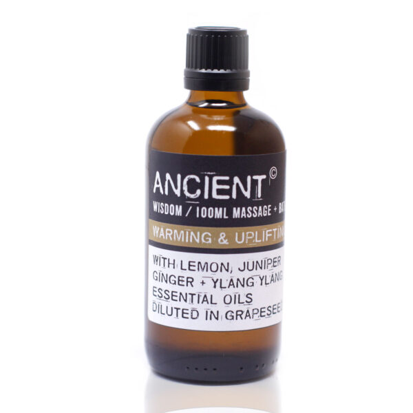 Ulei de masaj cu lămâie și ghimbir 100% natural revitalizant și întăritor