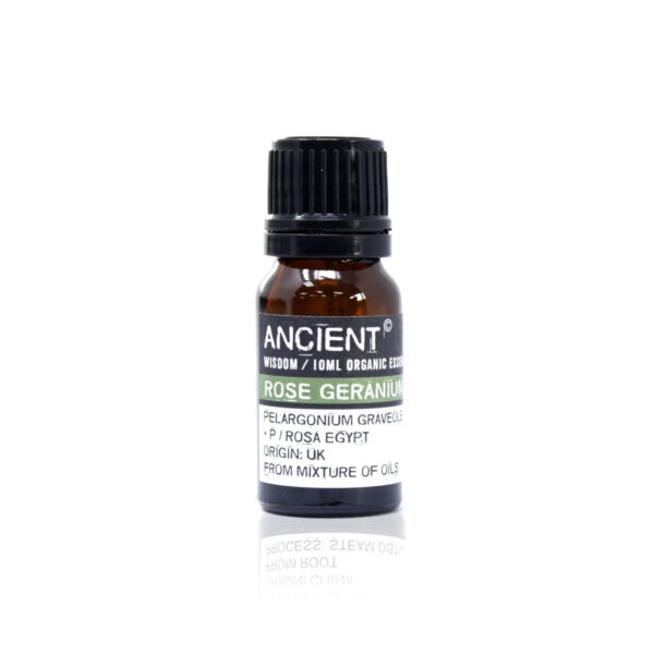Ulei Esențial Bio de Geraniu Roz – 10 ml