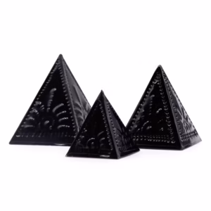 Set de Forme pentru Pulbere de Tămâie - Negru