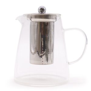 Ceainic din Sticlă cu Infuzor - Formă de sticlă - 950 ml