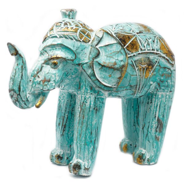 bG9jYWw6Ly9tZWRpYS85Ry80RC82MFIzMEMxRzZNVEs0RDlHL2I4ZTI1ZTczLmpwZWc Elefant Sculptat Manual - Aur - Turcoaz