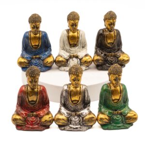 Mini Buddha Auriu (Diferite Culori)