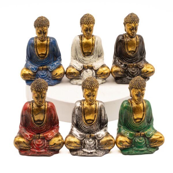 Mini Buddha Auriu (Diferite Culori)