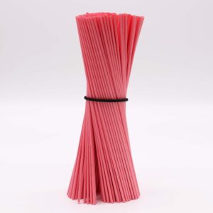 Bețișoare de Difuzie de Trestie - (aprox 250) - Roz 3mm x 25cm