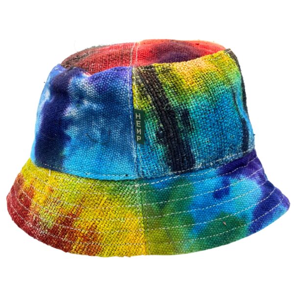 bG9jYWw6Ly9tZWRpYS85Ry9DQy82MFIzMEMxRzZXUjNDQzlHLzgwYjA1MzZmLmpwZWc Pălărie Boho de Festival Petice din Cânepă și Bumbac - Tie Dye