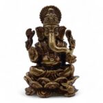 Figurine Miniature din Alamă – Ganesha (52 g) – 49 mm