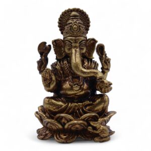 Figurine Miniature din Alamă – Ganesha (52 g) – 49 mm