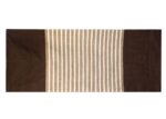 Covor din Bumbac Indian - 70x170cm - Maro Inchis / Crem