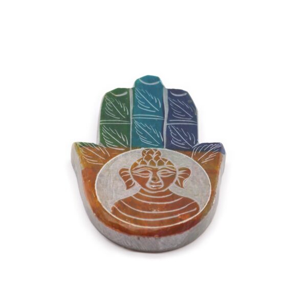 Suport Hamsa pentru Bețișoare Parfumate 9x6cm - Buddha