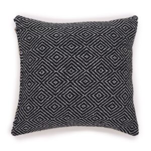 Husă de Pernă Clasică - Labirint Negru - 40x40cm