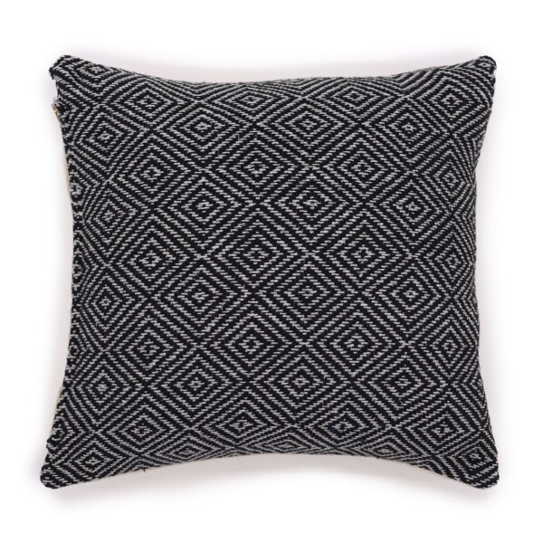 Husă de Pernă Clasică - Labirint Negru - 40x40cm