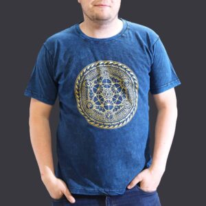Tricou Stone Wash - Chakra - Albastru (XL)